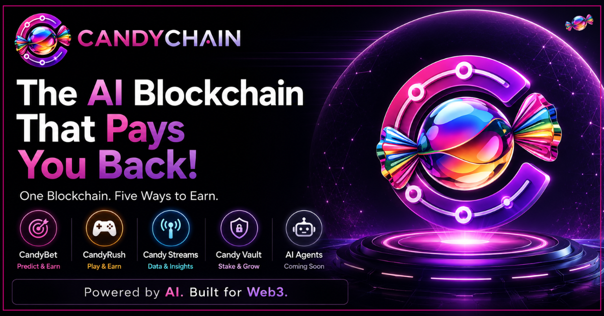 CandyChain — The AI Blockchain That Pays You Back