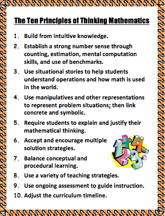 mathematics thinking principles aft power school