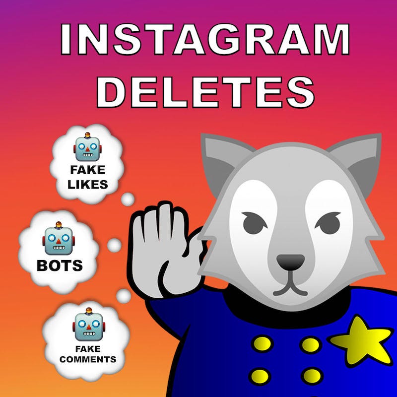 instagram announced it will delete fake followers likes comments and 3rd party apps that automate your instagram - how to use fake followers on instagram