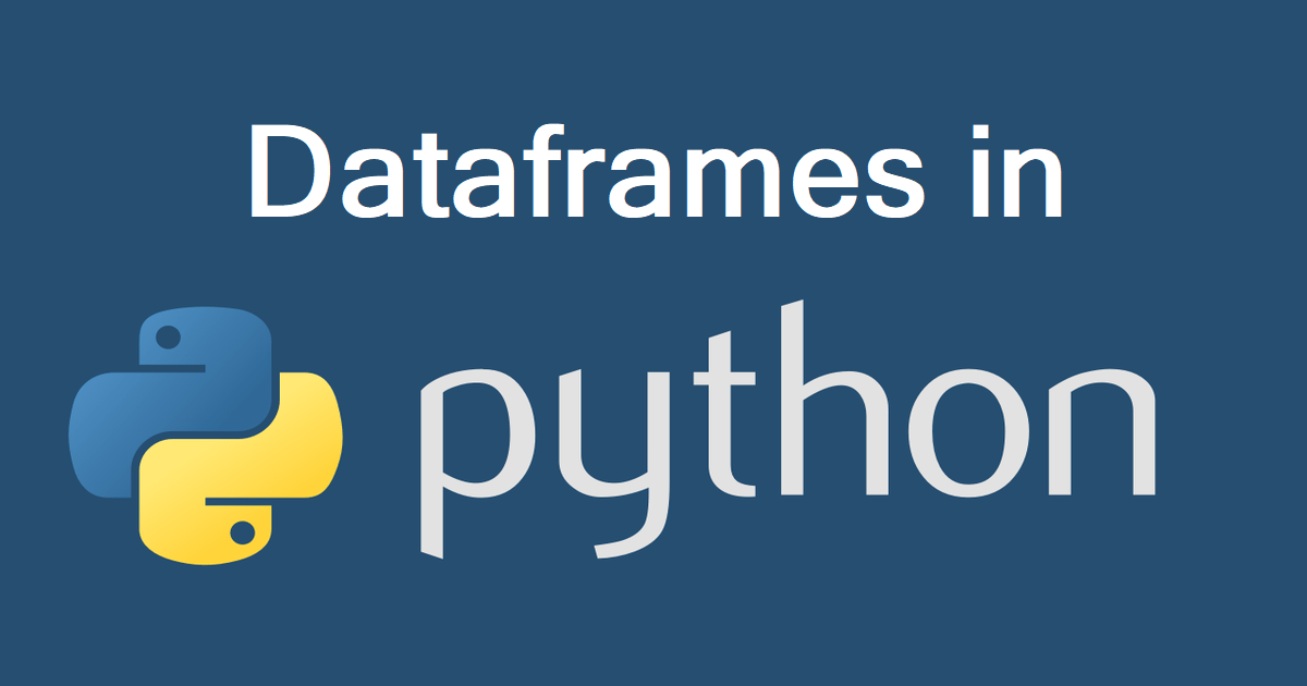 DataFrame : In Python