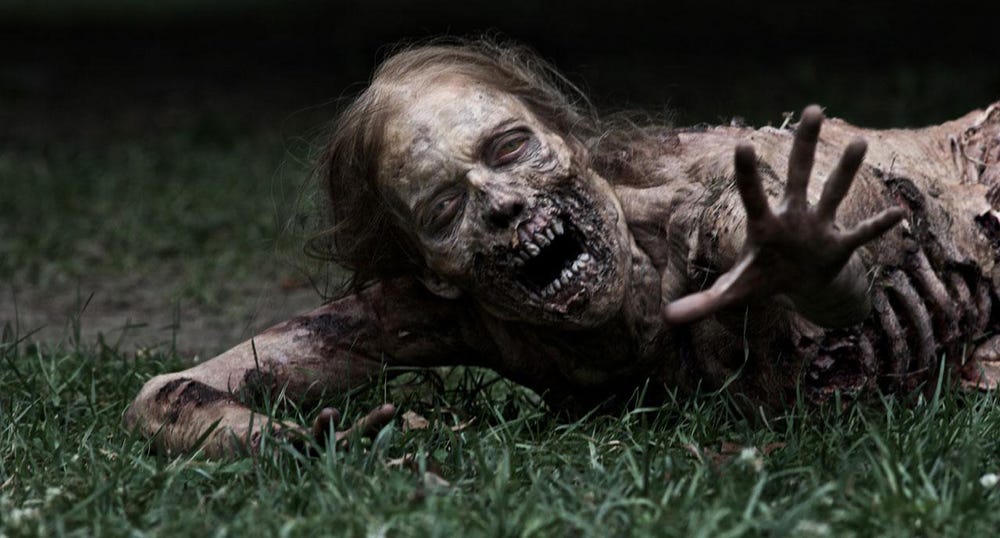 Zombis en The Walking Dead