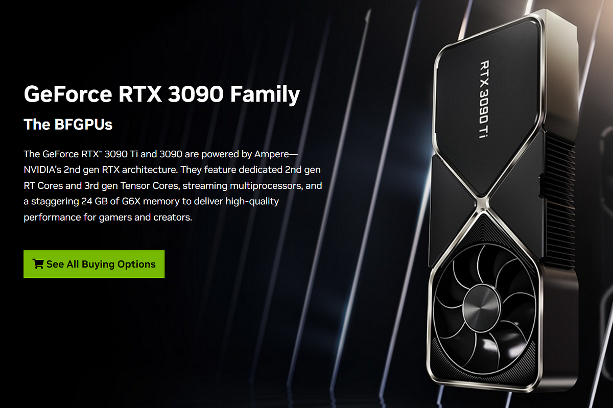 NVIDIA GeForce RTX3090 Family 