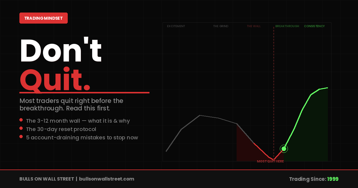 Before You Quit Trading, Do This: The 30-Day Reset That Saves Accounts