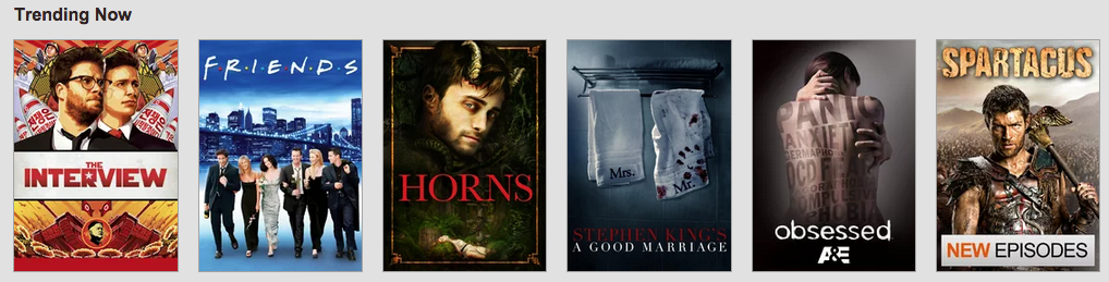 trending series on netflix