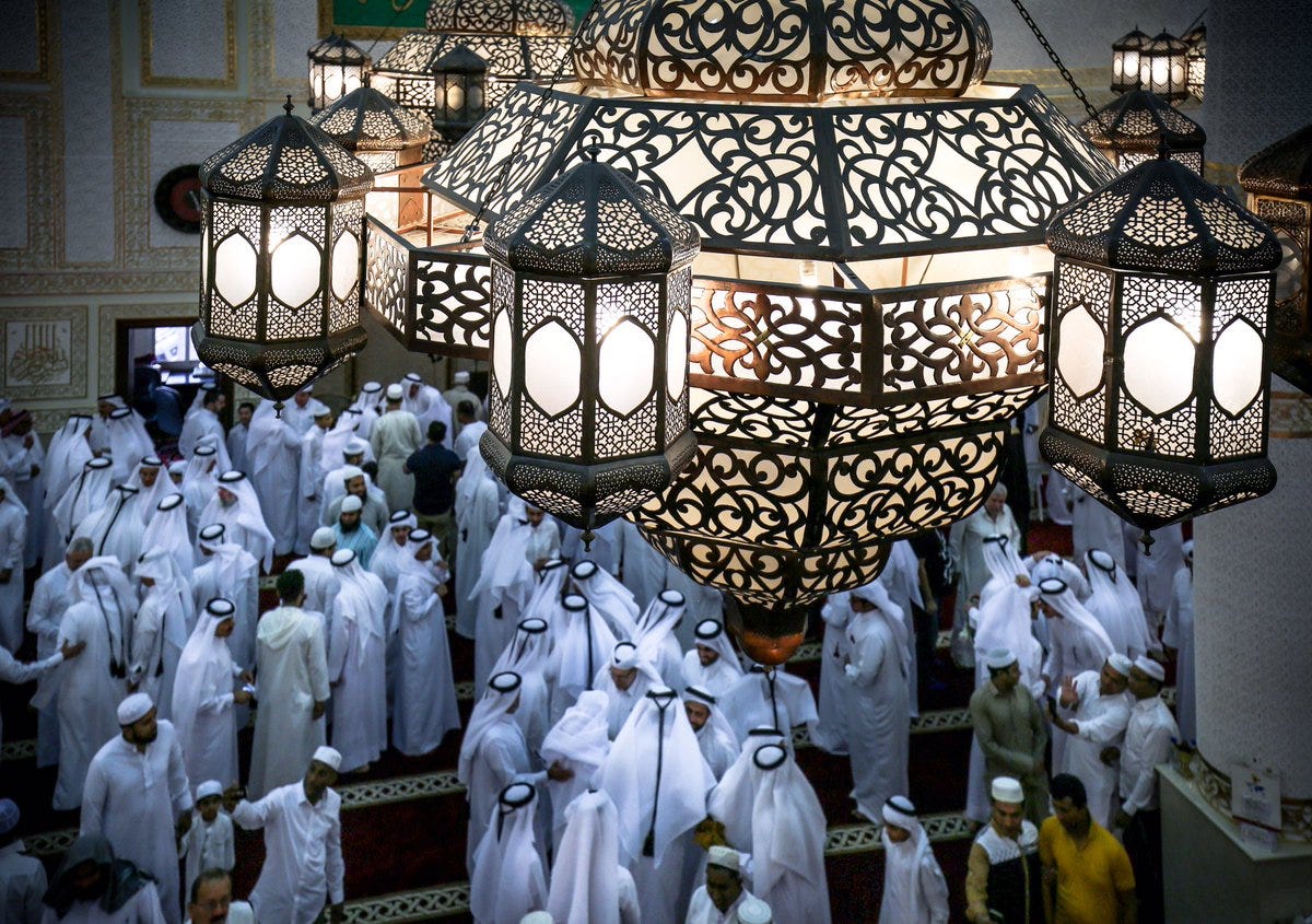 Thousands of people mark Eid in Qatar with prayer, fun and 