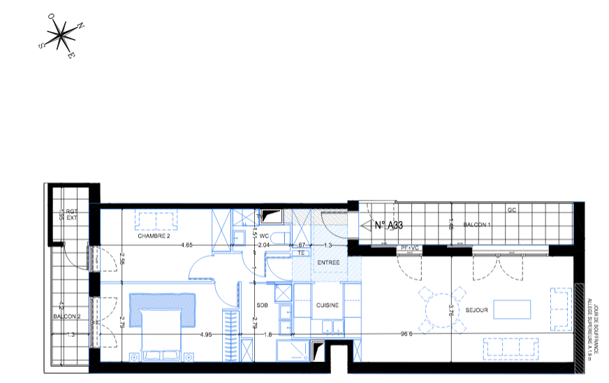 plan appartement architecte