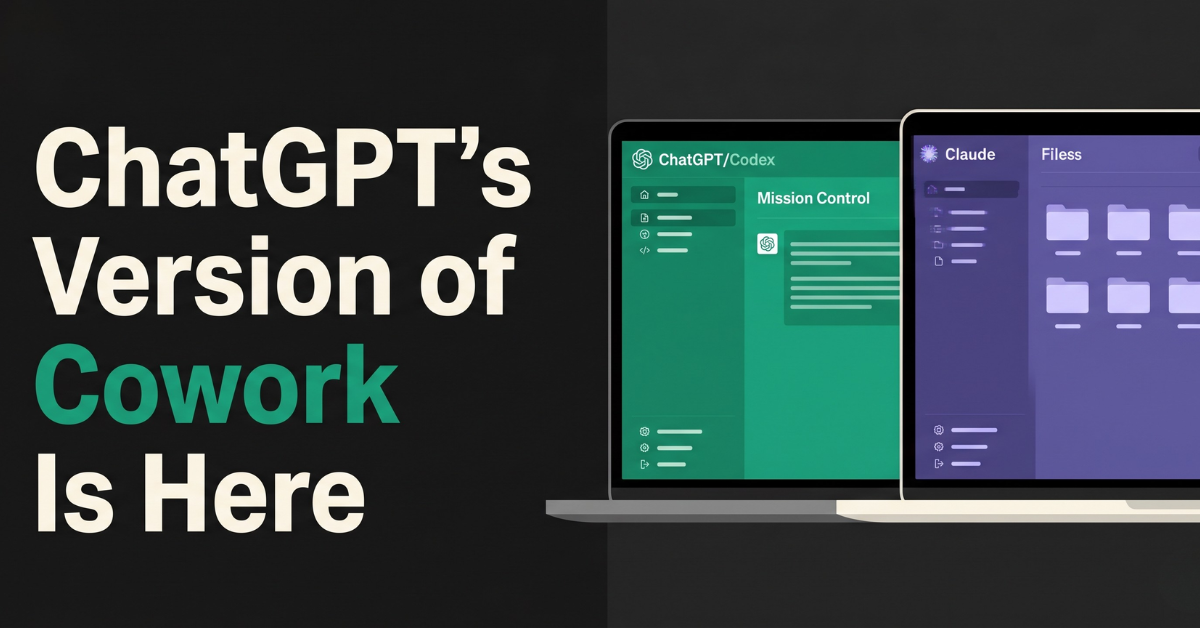 ChatGPT’s Version of Cowork Is Here. It Came Through the Back Door.