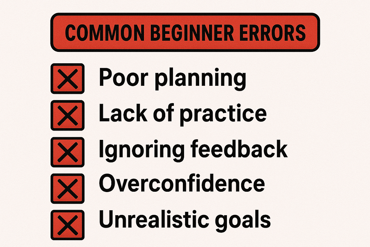 Checklist of common mistakes in high-ticket affiliate marketing.