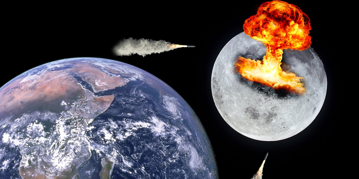 What Happens if a Nuclear Bomb is Dropped on the Moon-