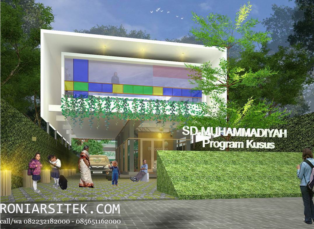 Gedung Sekolah Minimalis - Nusagates