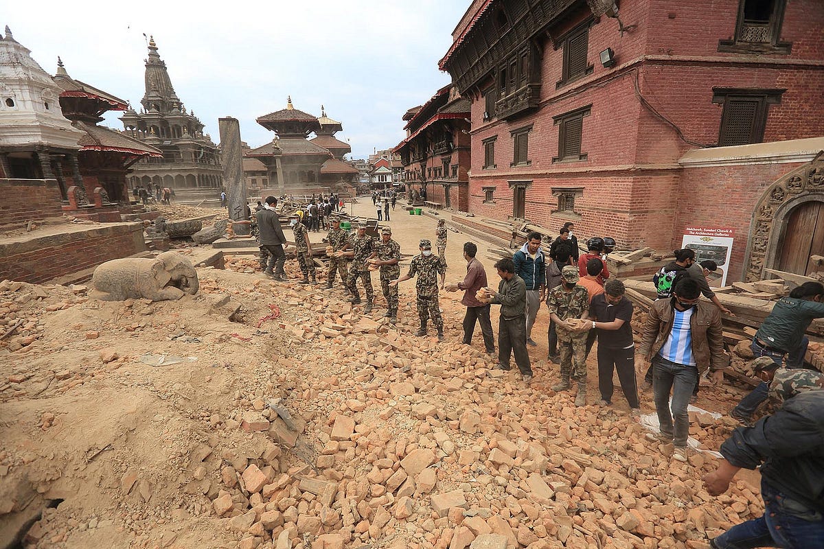 Drone Shows Earthquake Damage As Agencies Rush To Rescue Victims In Nepal