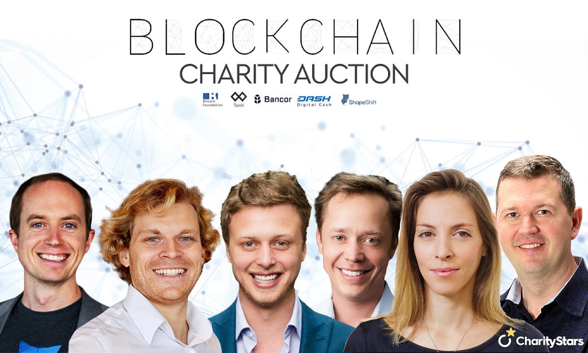 Blockchain Luminaries Give Back with CharityStars Online Auction