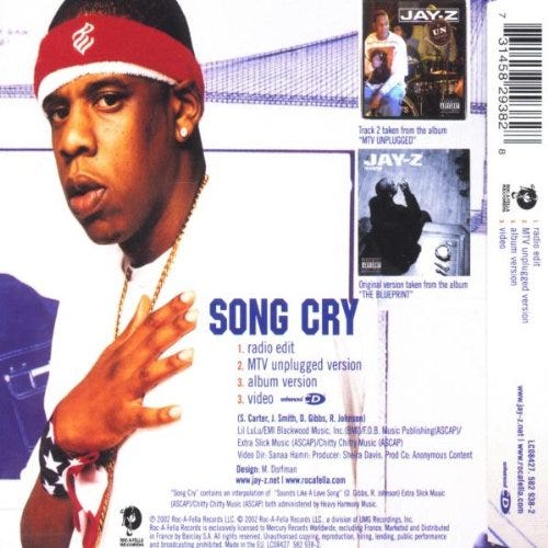 JAY-Z - Song Cry - YouTube