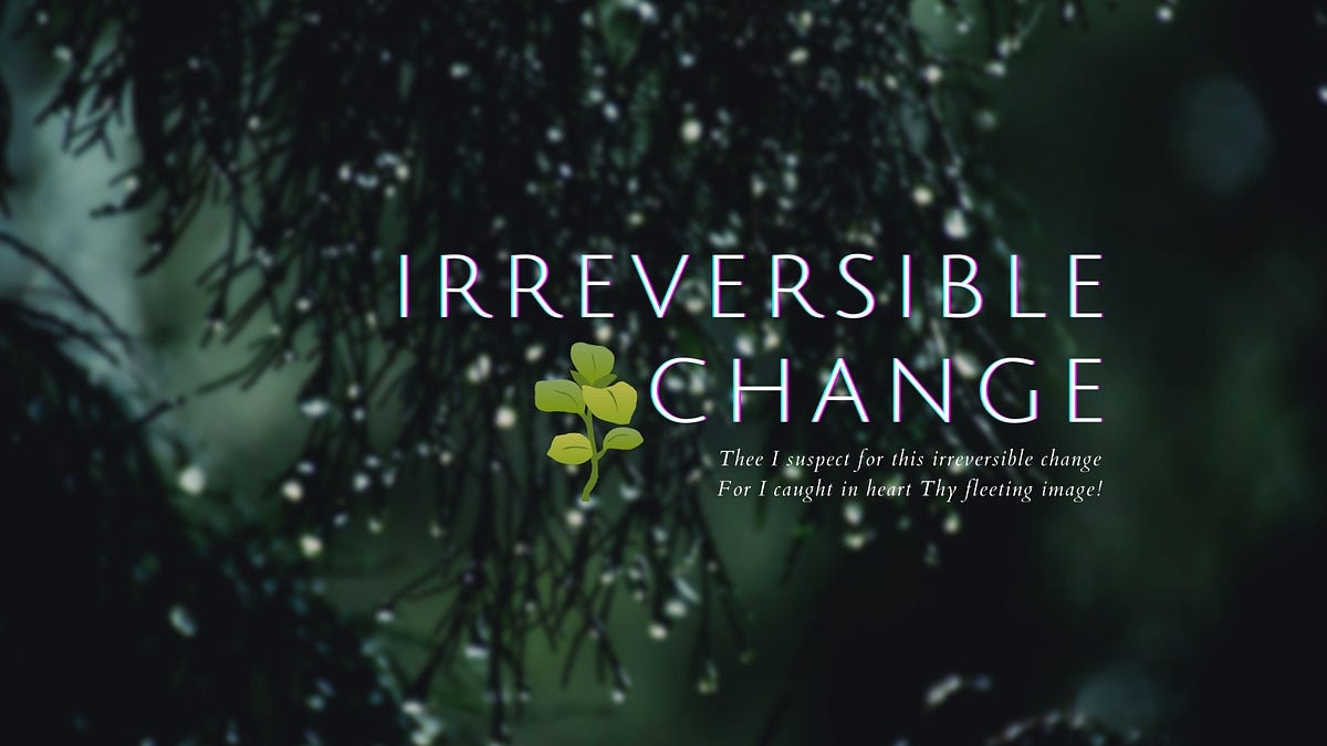 Irreversible Change