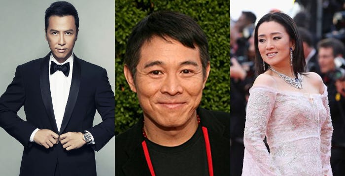 Jet Li, Donnie Yen, and Gong Li have all been cast in live-action ...