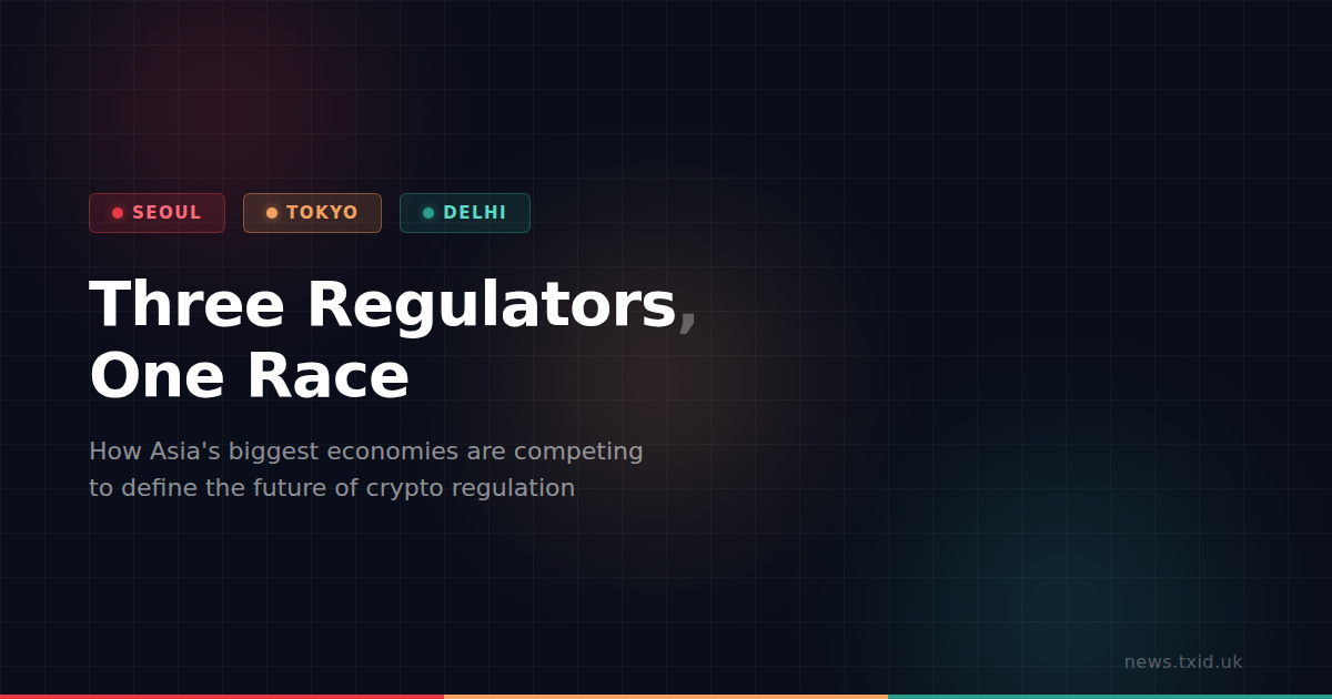 Seoul, Tokyo, Delhi — Three Regulators, One Race