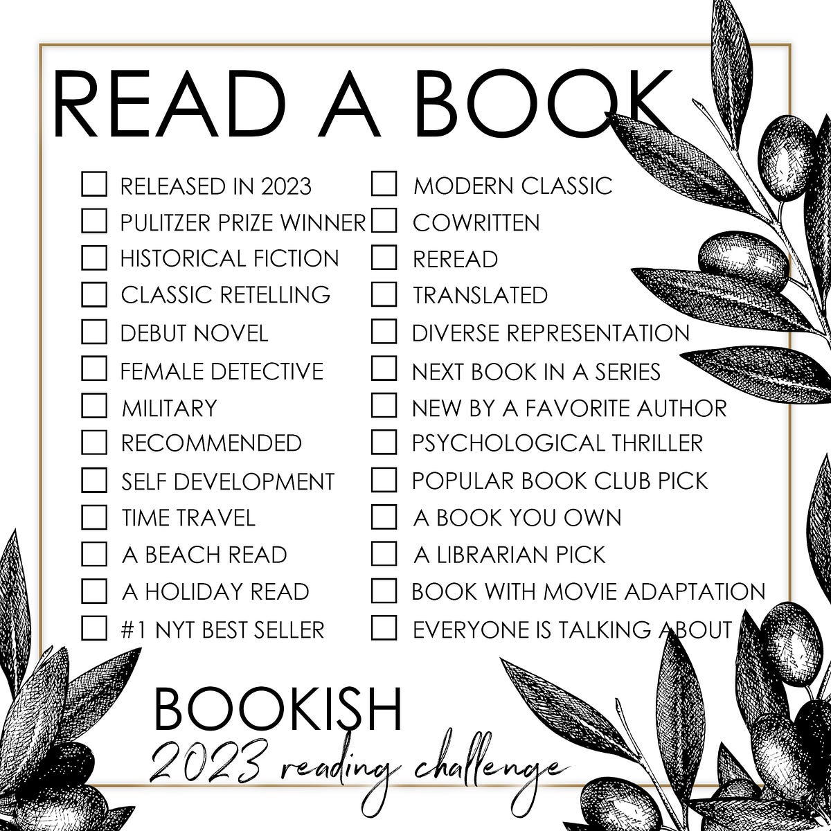 Bookish Reading Challenge - Medium