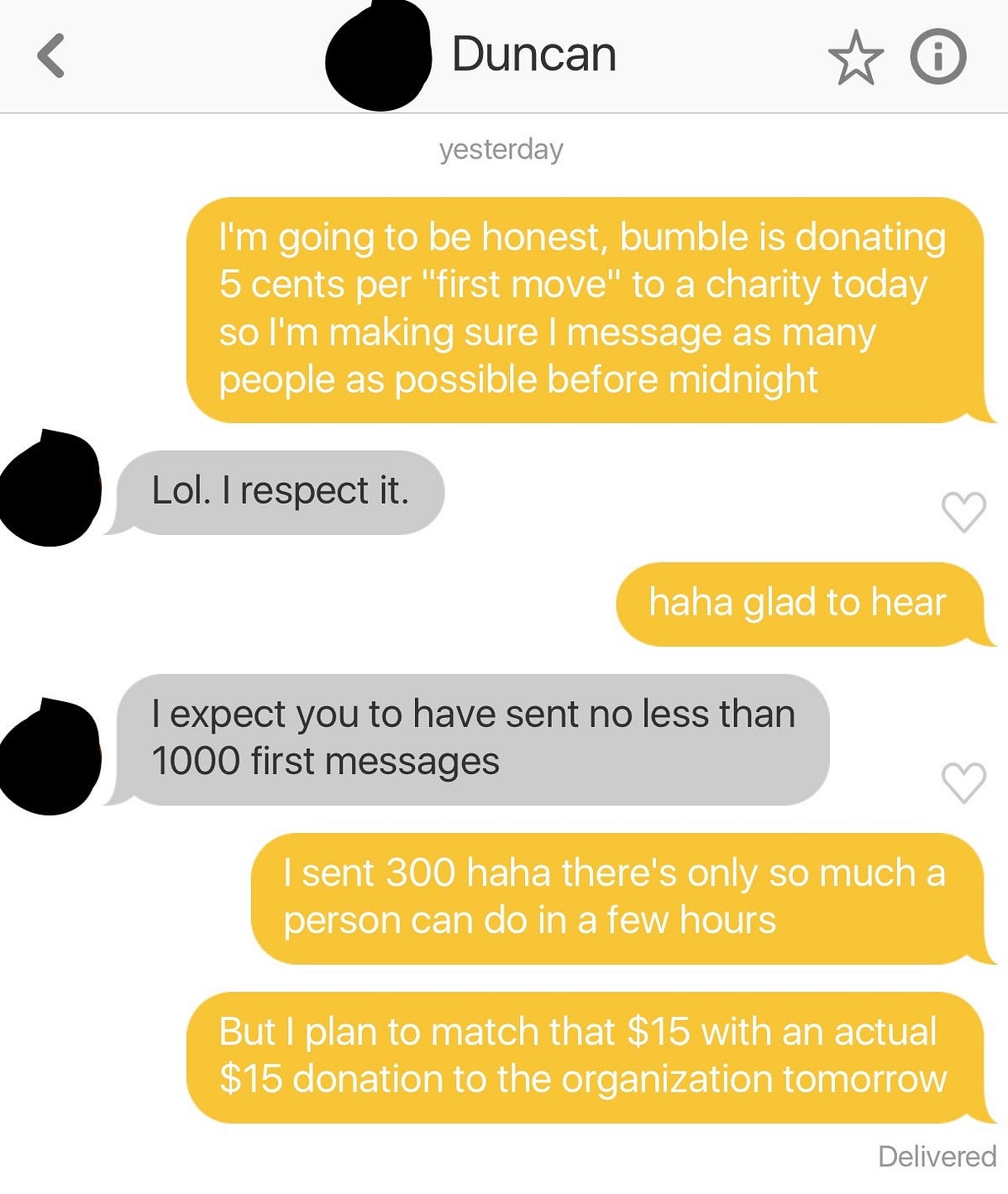 no matches on bumble
