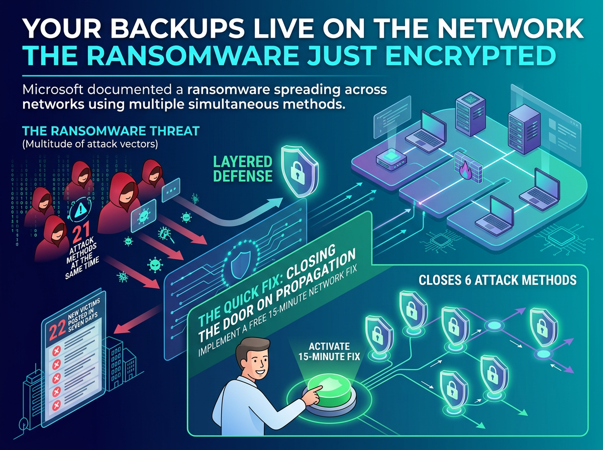 Your Backups Live on the Network the Ransomware Just Encrypted