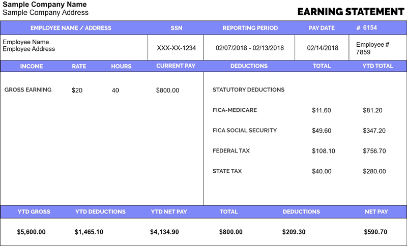 Make A Pay Stub Free Online