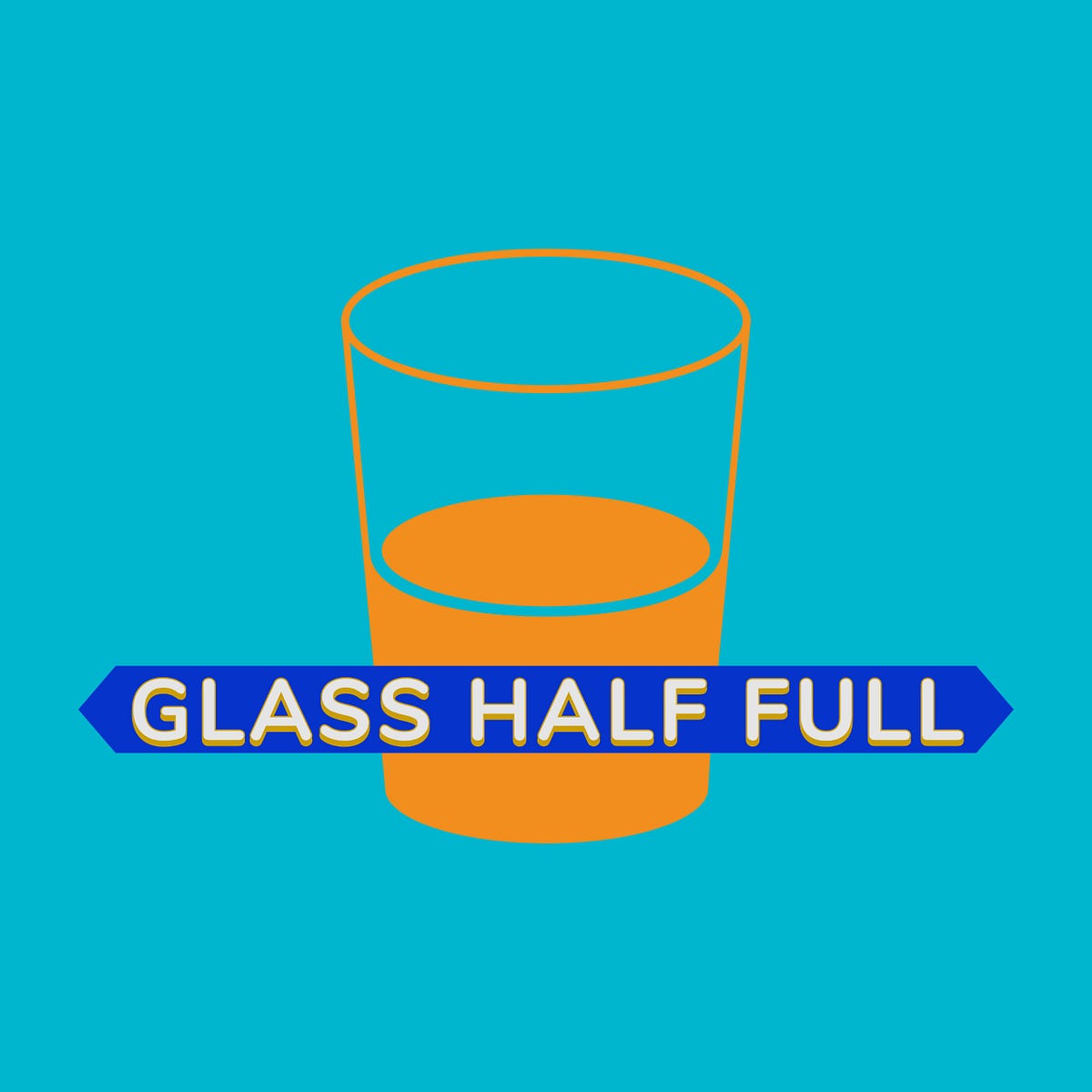 Glass Half Fulll Medium 8263