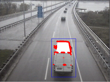 Object Detection clip showing moving van