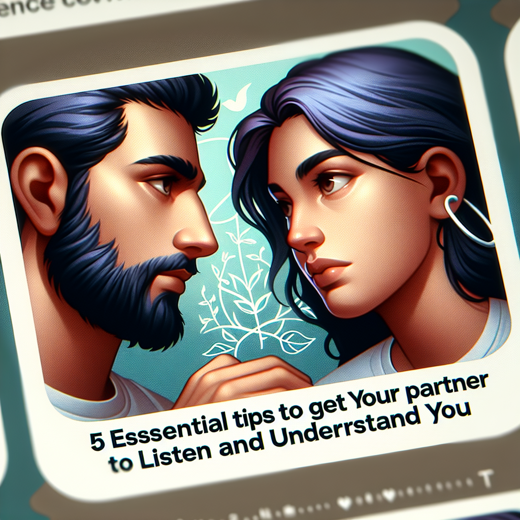 5 Essential Tips to Get Your Partner to Listen and Understand You