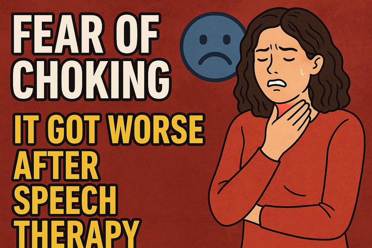 Why Speech Therapy Might Not Work for Everyone With Fear of Choking Speech Therapy Why Speech Therapy Might Not Work for Everyone With Fear of Choking Speech Therapy