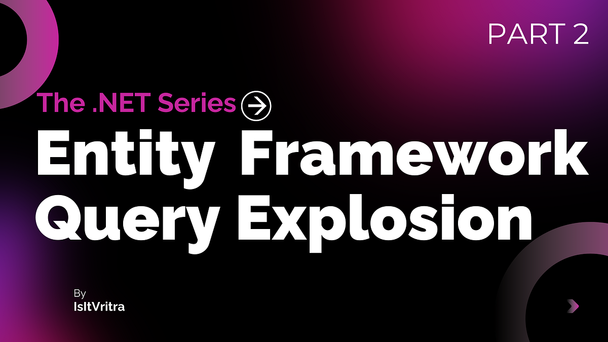 Part 2: Entity Framework Query Explosion