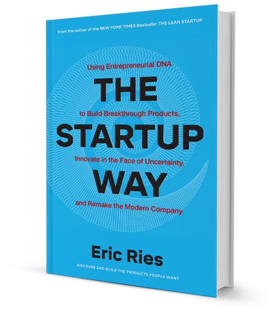 The Startup Way by Eric Ries is now available for preorder