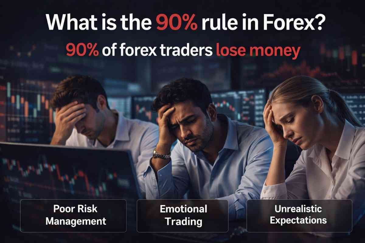 What is the 90% rule in Forex?