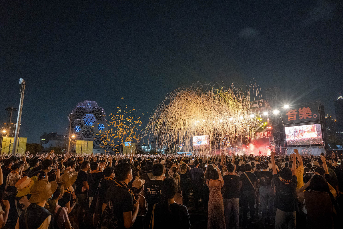 今年的「大港開唱」音樂祭吸引了逾20萬的人潮 (Image: Megaport 大港開唱)