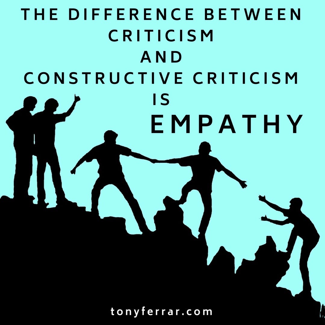 The Difference Between Criticism and Constructive Criticism