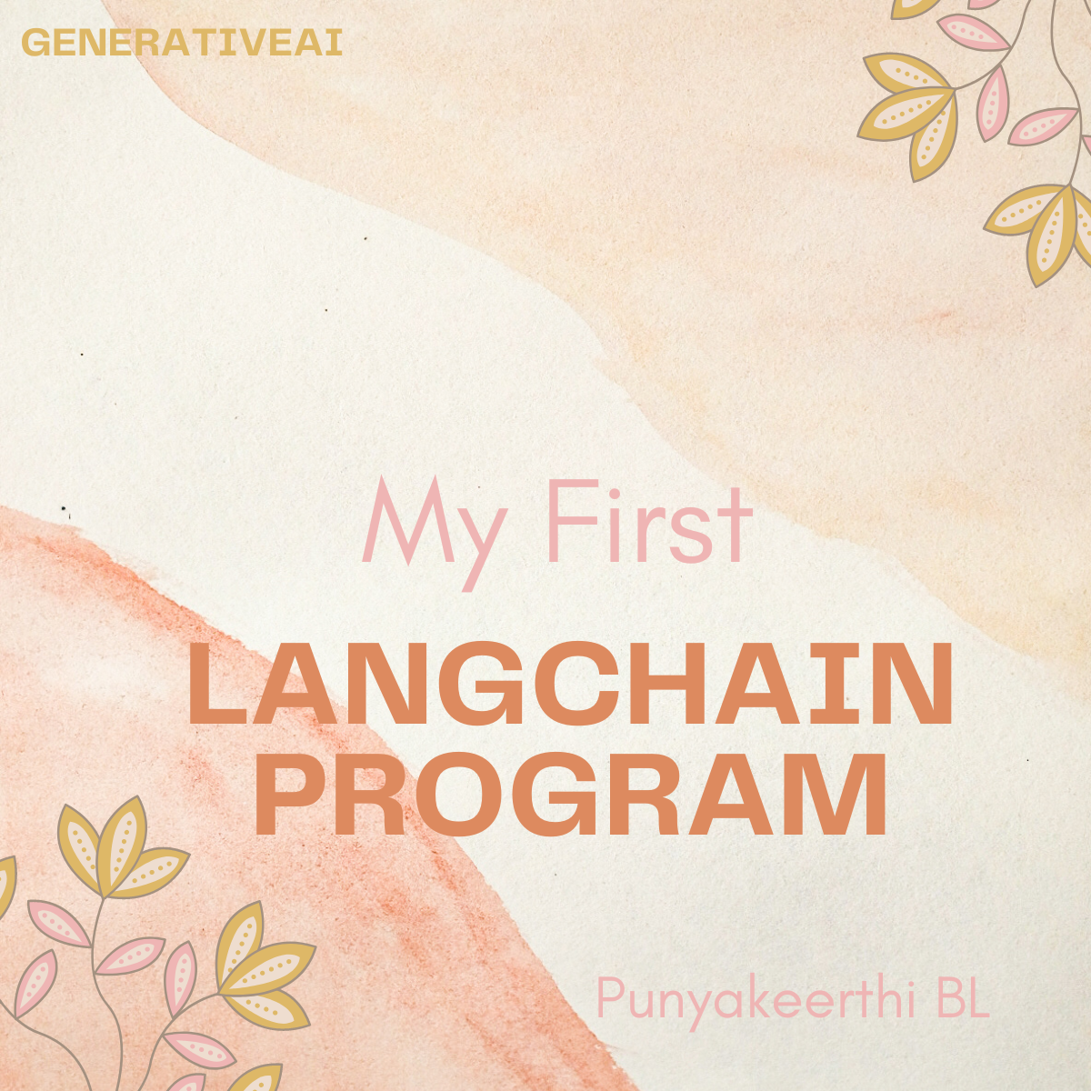 My First LangChain Program: A Step-by-Step Explanation