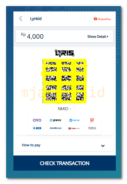 Metode pembayaran QRIS ShopeePay OVO di payment gateway Duitku lynk id | QRIS ShopeePay OVO payment method on the Duitku lynk id payment gateway