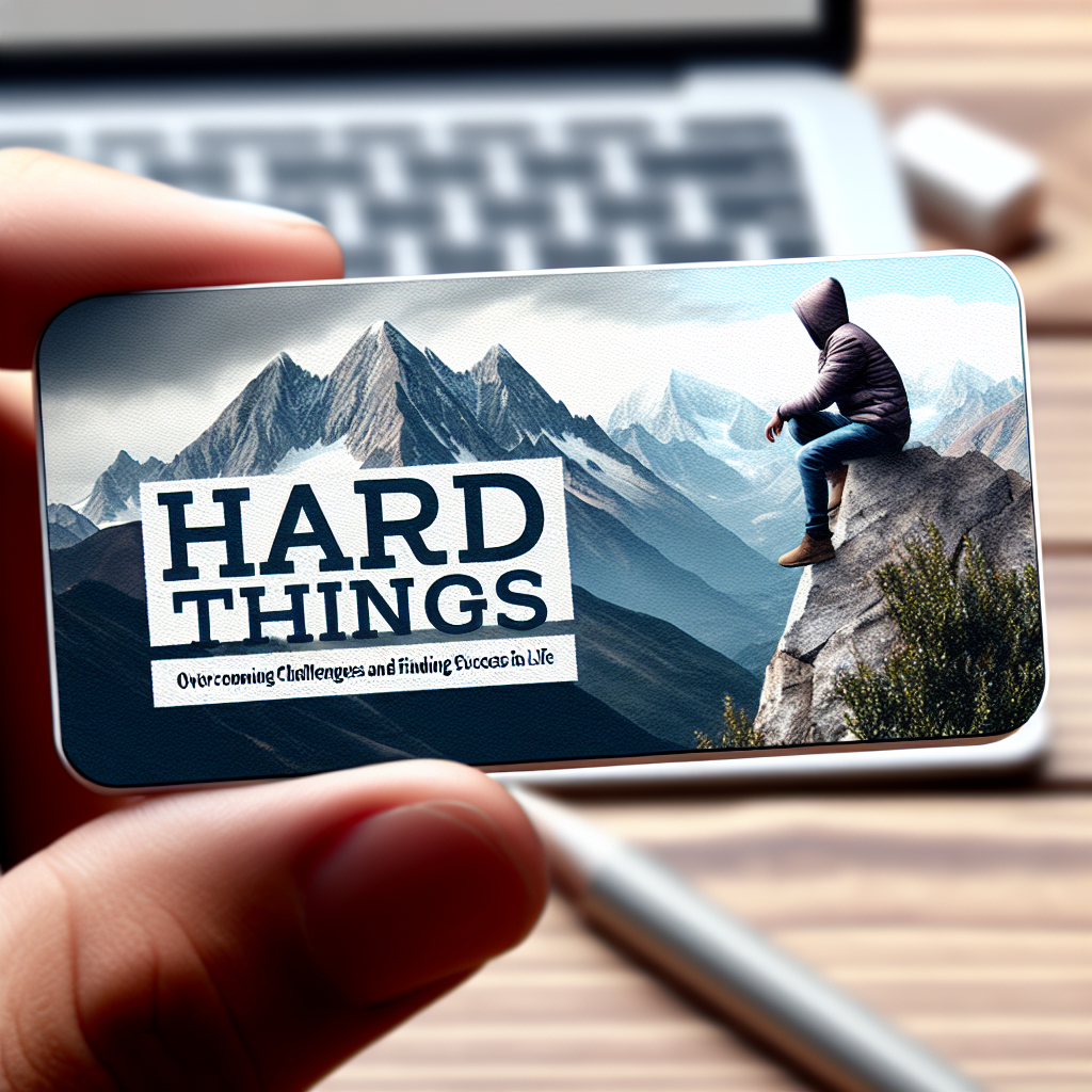 Hard Things: How to Overcome Challenges and Find Success in Life 