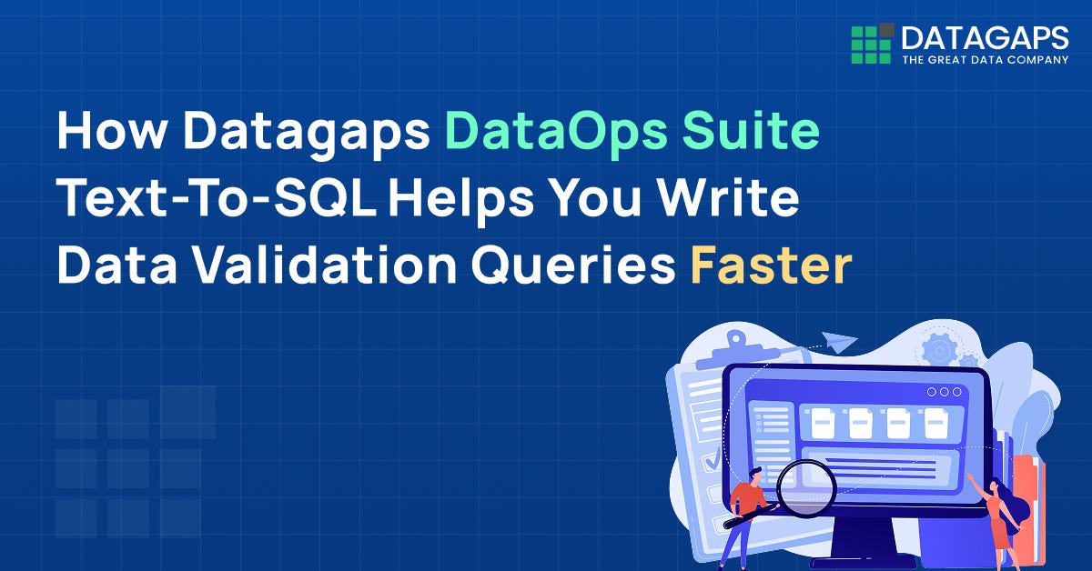 How Datagaps DataOps Suite Text-to-SQL Helps You Write Data Validation Queries Faster