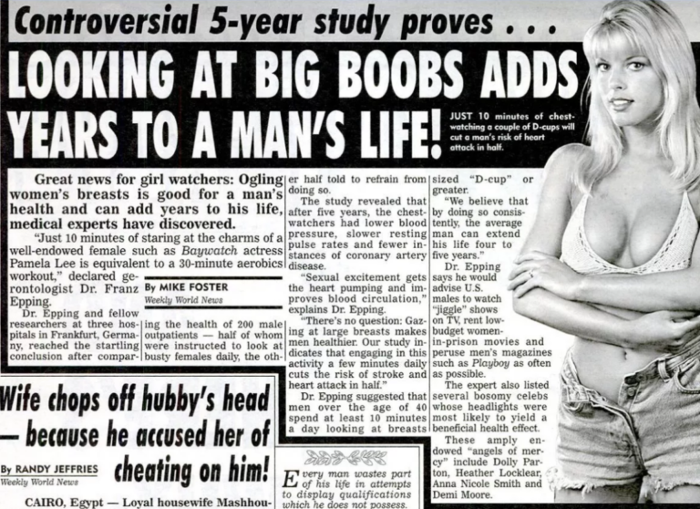 Staring at boobs may give a boost to male lifespans