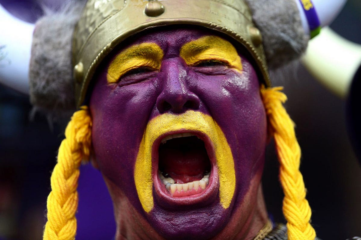 This is what it's like to be a Vikings fan today and every ...