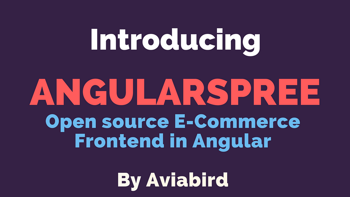 Angular e commerce open source