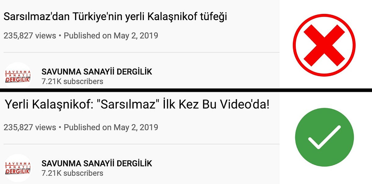 youtube video başlığı nasıl hazırlanır?