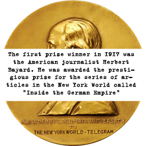 This year marks the 100th awarding of the Pulitzer Prizes.