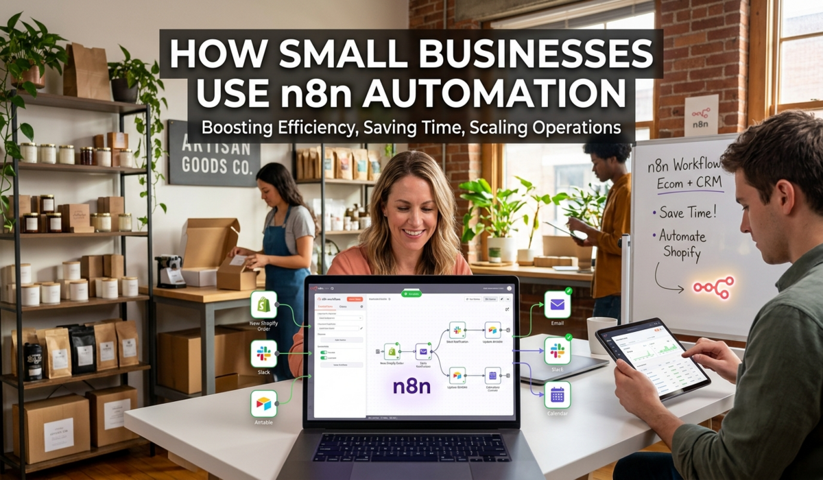 How Small Businesses Use n8n Automation: 15 Powerful Workflows to Save Time and Grow Faster (2026…