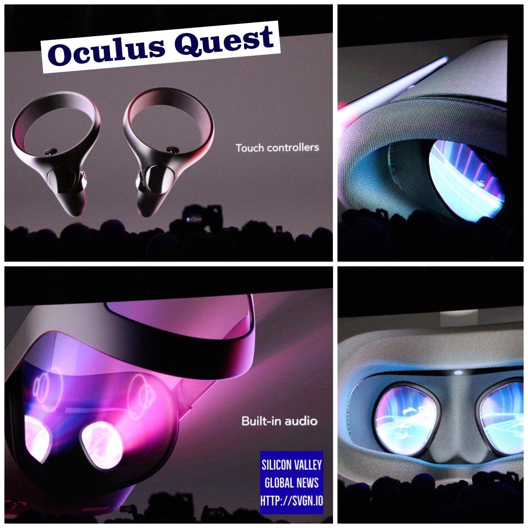 Oculus Quest (formerly called Project Santa Cruz) ships in Spring of 2019 for $399 with “Rift…