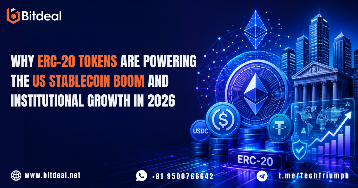 Why ERC-20 Tokens Are Powering the US Stablecoin Boom and Institutional Growth in 2026