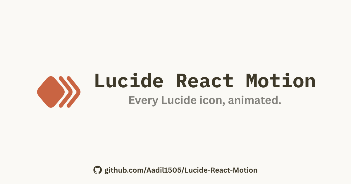 Animated Lucide Icons in React: A Drop-in Library With Real Physics
