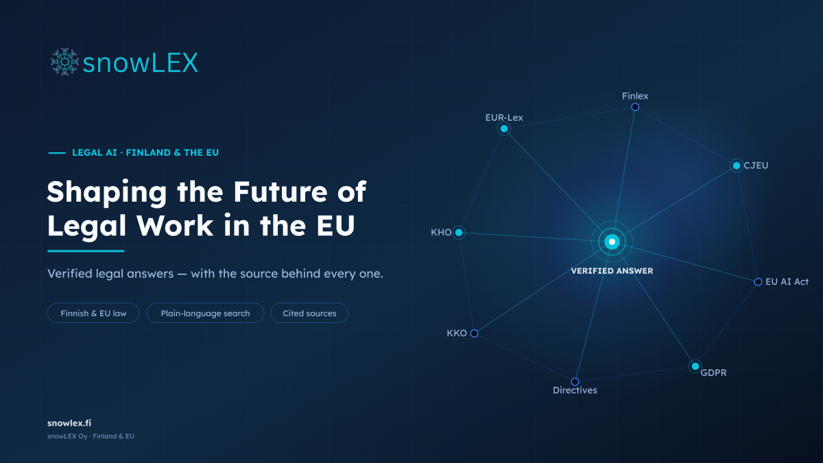 How snowLEX Is Shaping the Future of Legal Work in the EU