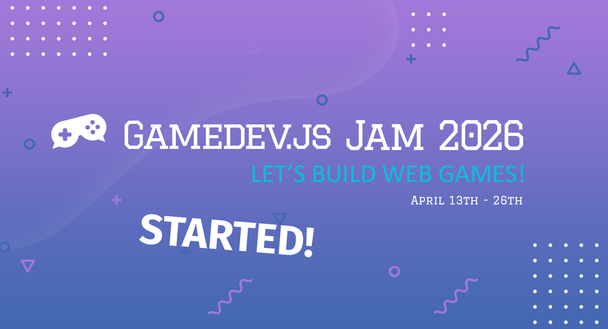Gamedev.js Jam 2026 start and theme announcement!
