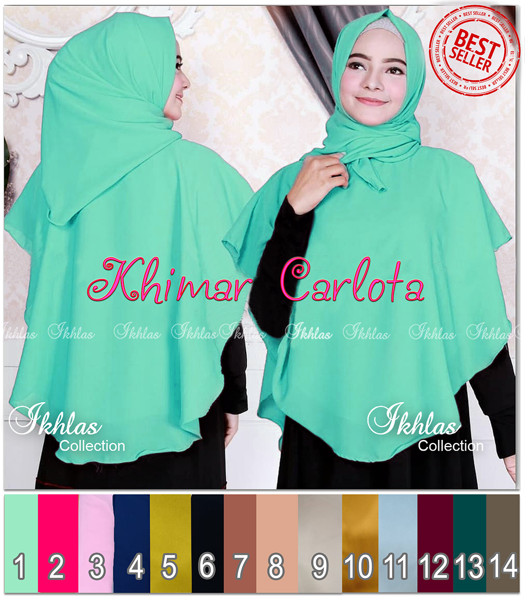 Khimar Charlota Termurah 62 895 0214 0877 Distributor Hijab Branded