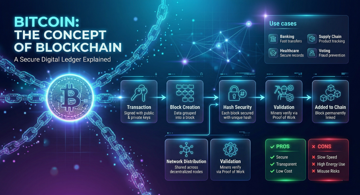 Bitcoin: The Concept Of Blockchain
